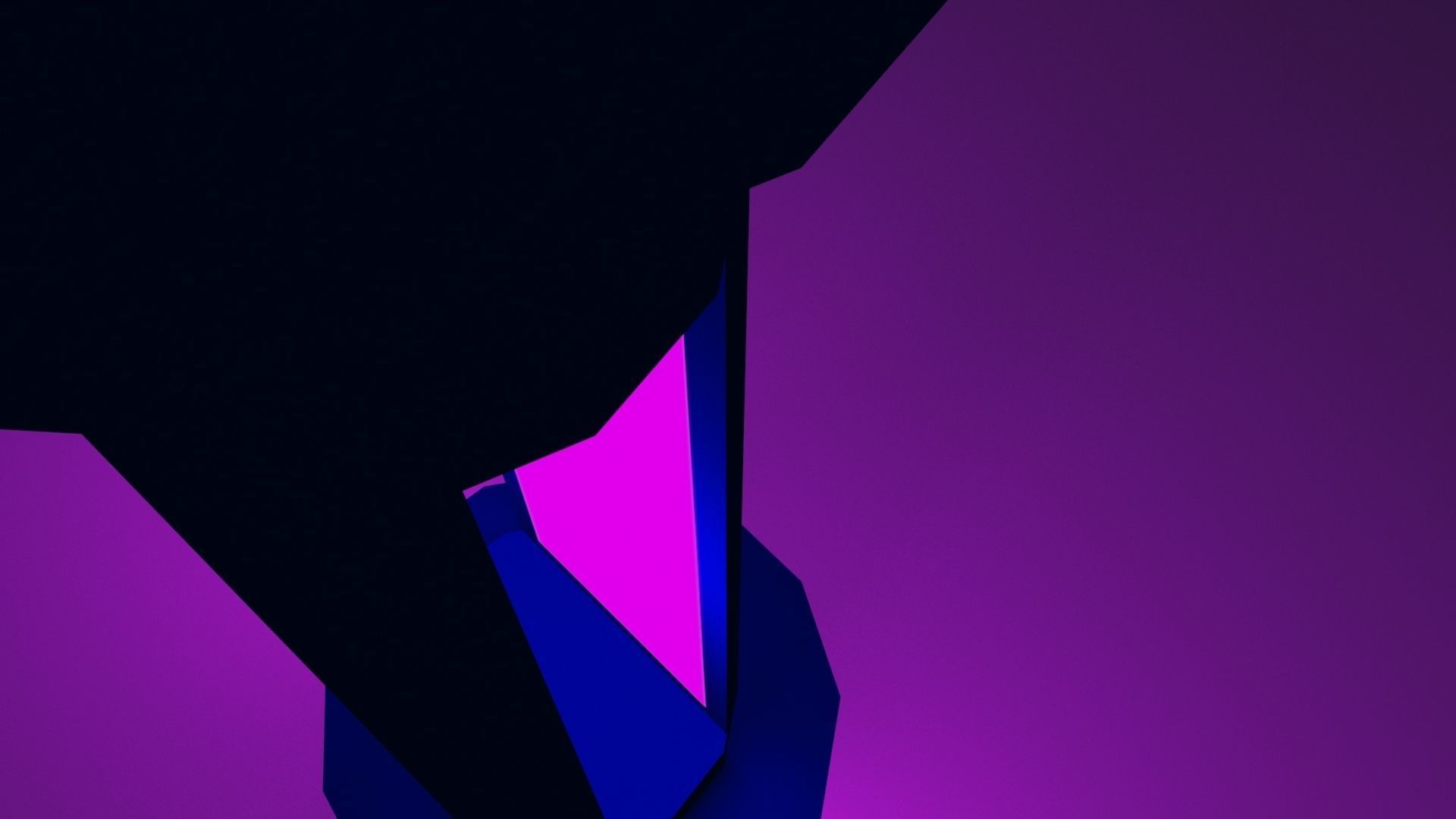 Illuminated Column Package Low Poly Low-poly 3D model_20