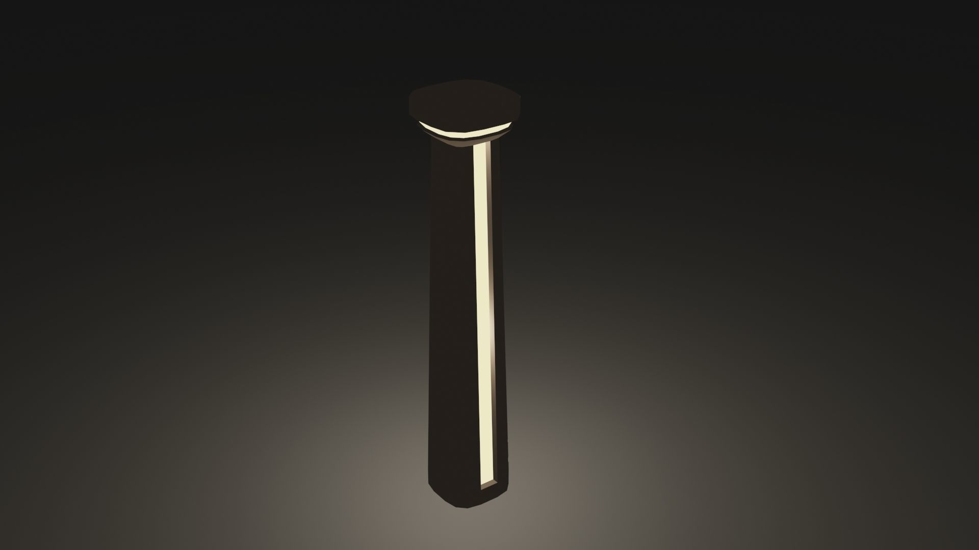 Illuminated Column Package Low Poly Low-poly 3D model_14