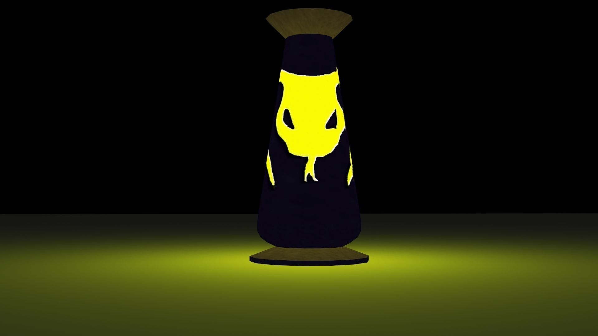 Illuminated Column Package Low Poly Low-poly 3D model_8