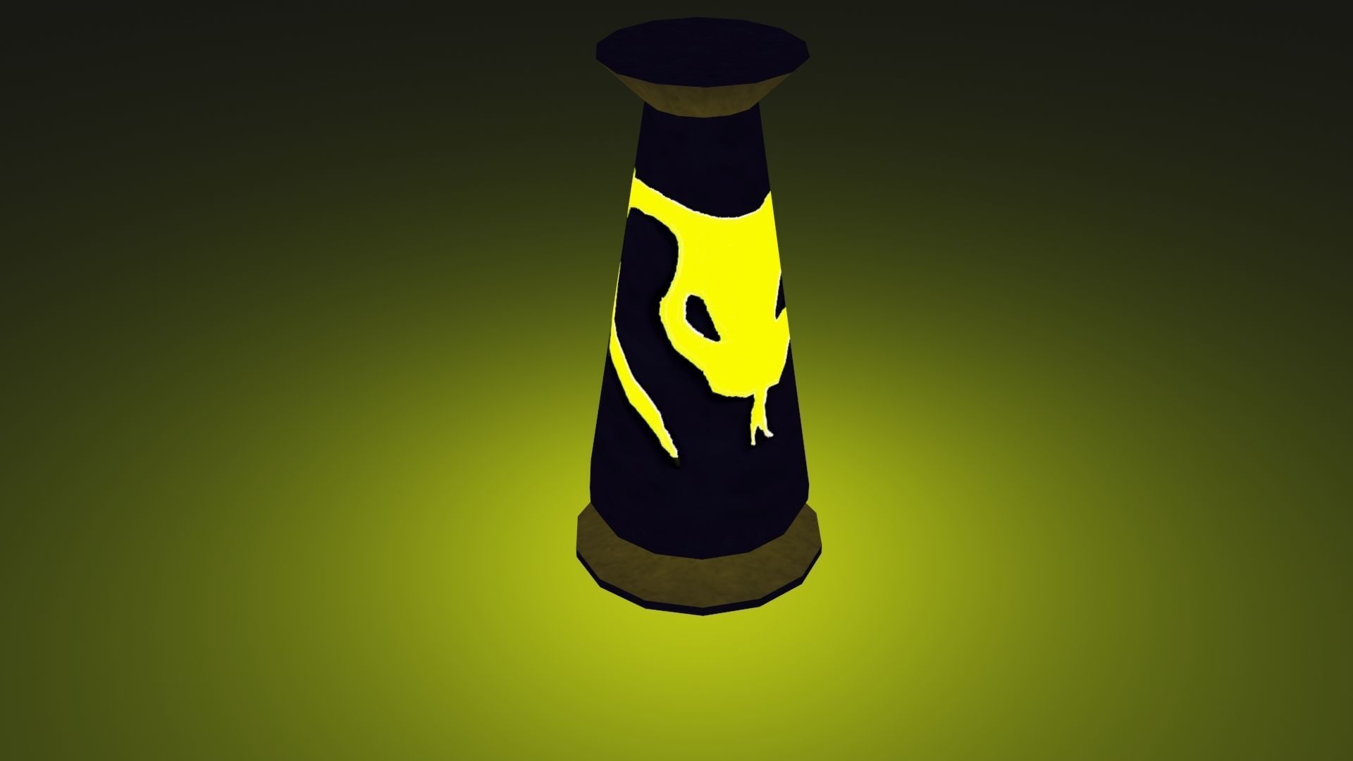 Illuminated Column Package Low Poly Low-poly 3D model_13