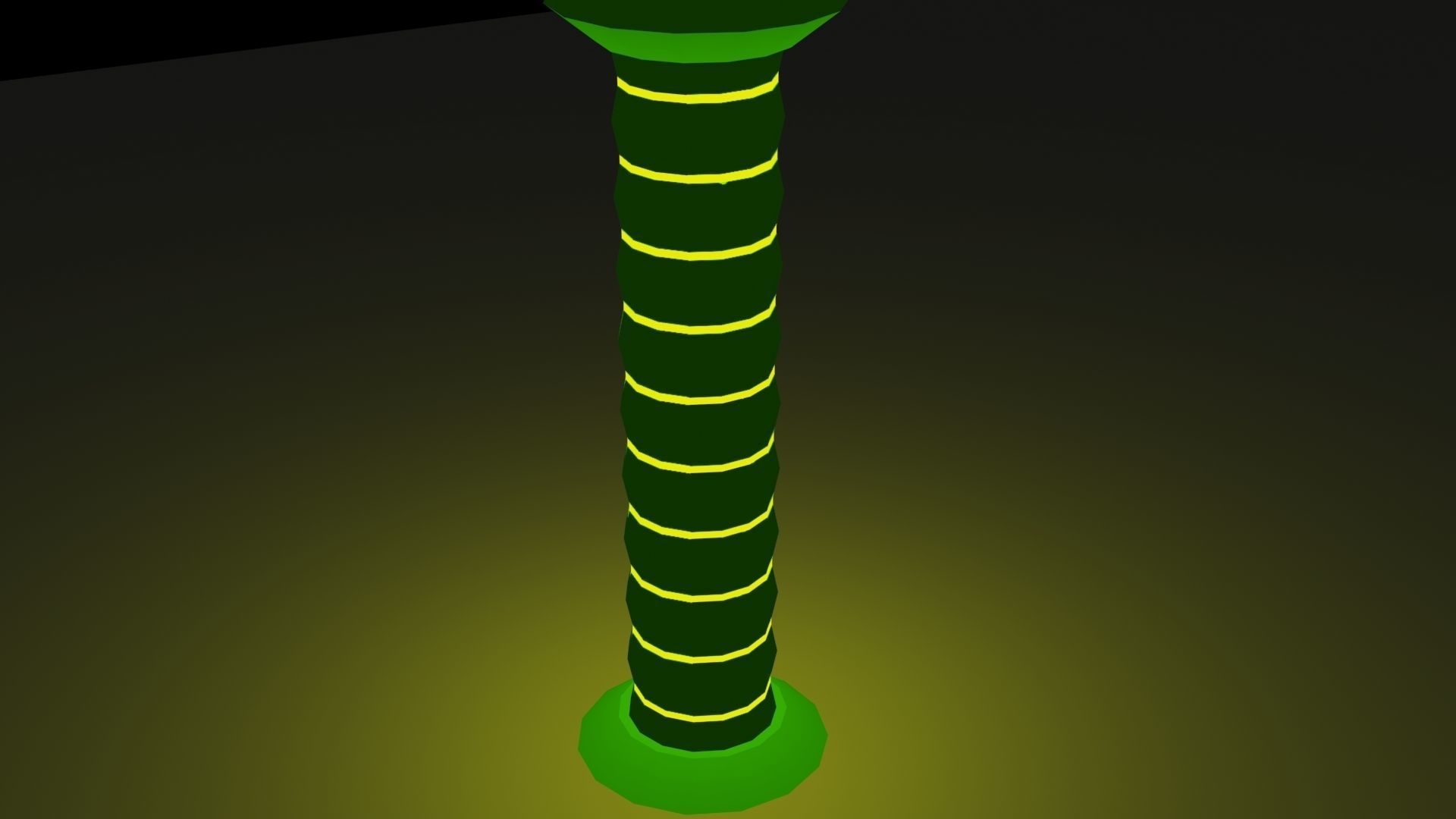 Illuminated Column Package Low Poly Low-poly 3D model_21