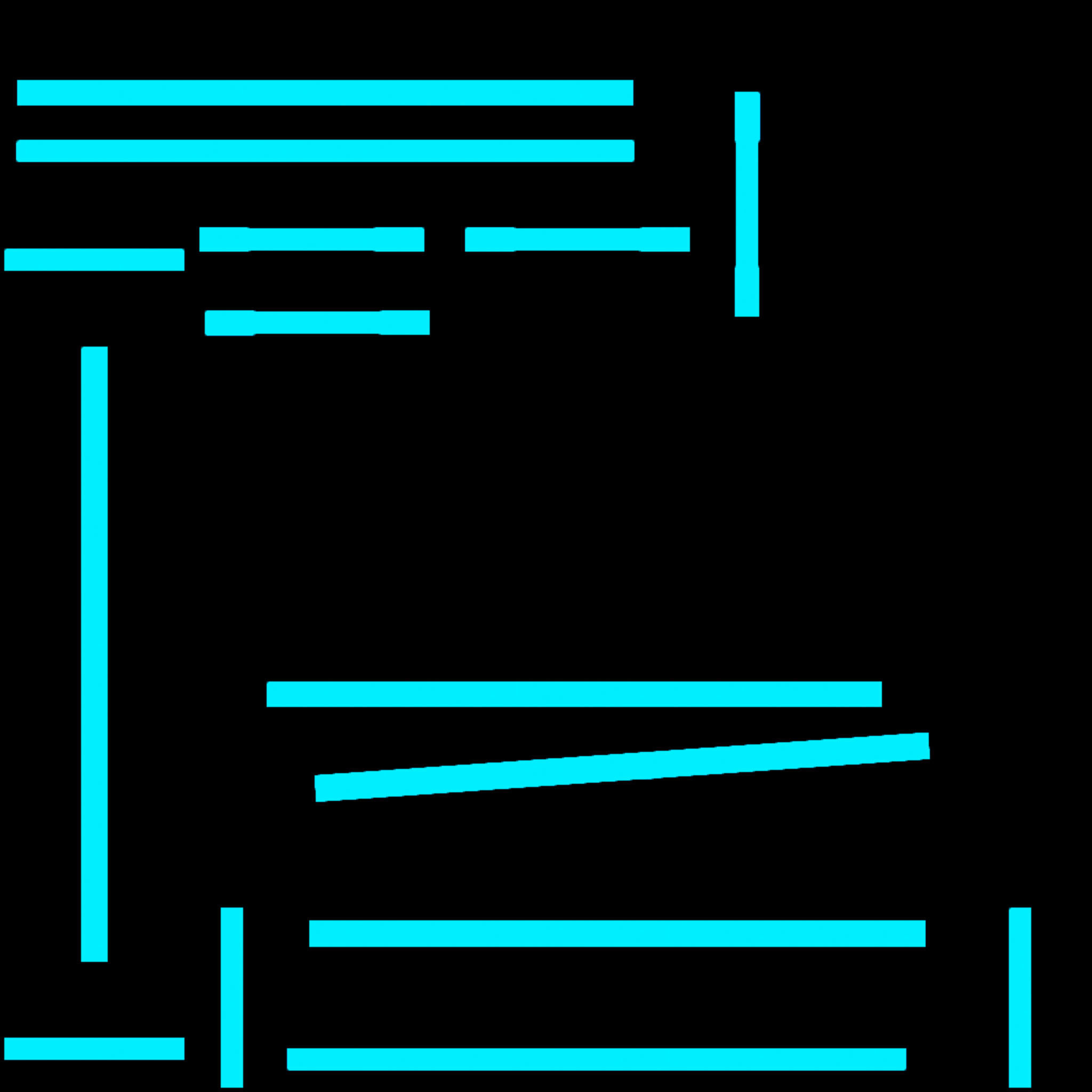 Illuminated Column Package Low Poly Low-poly 3D model_36