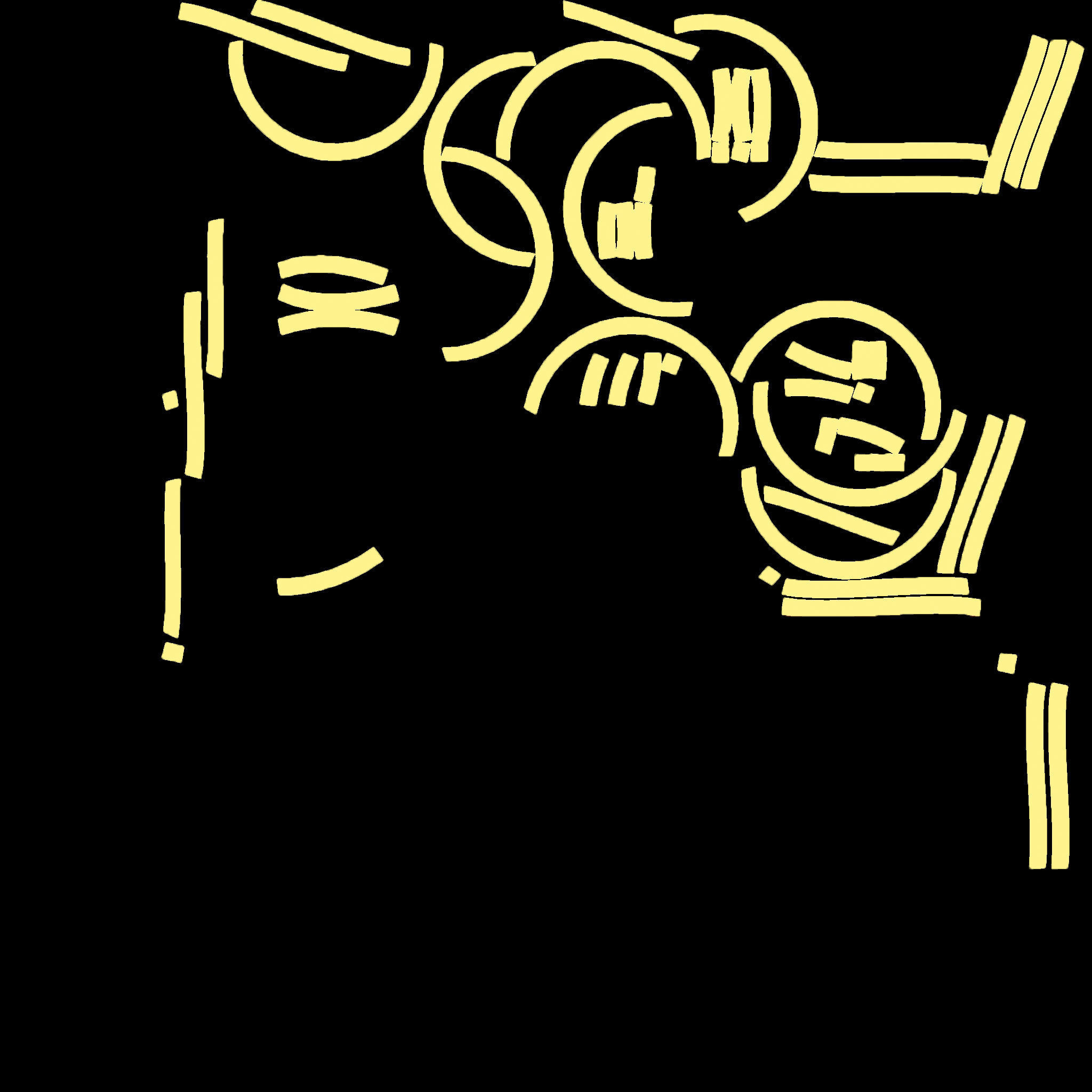 Illuminated Column Package Low Poly Low-poly 3D model_44