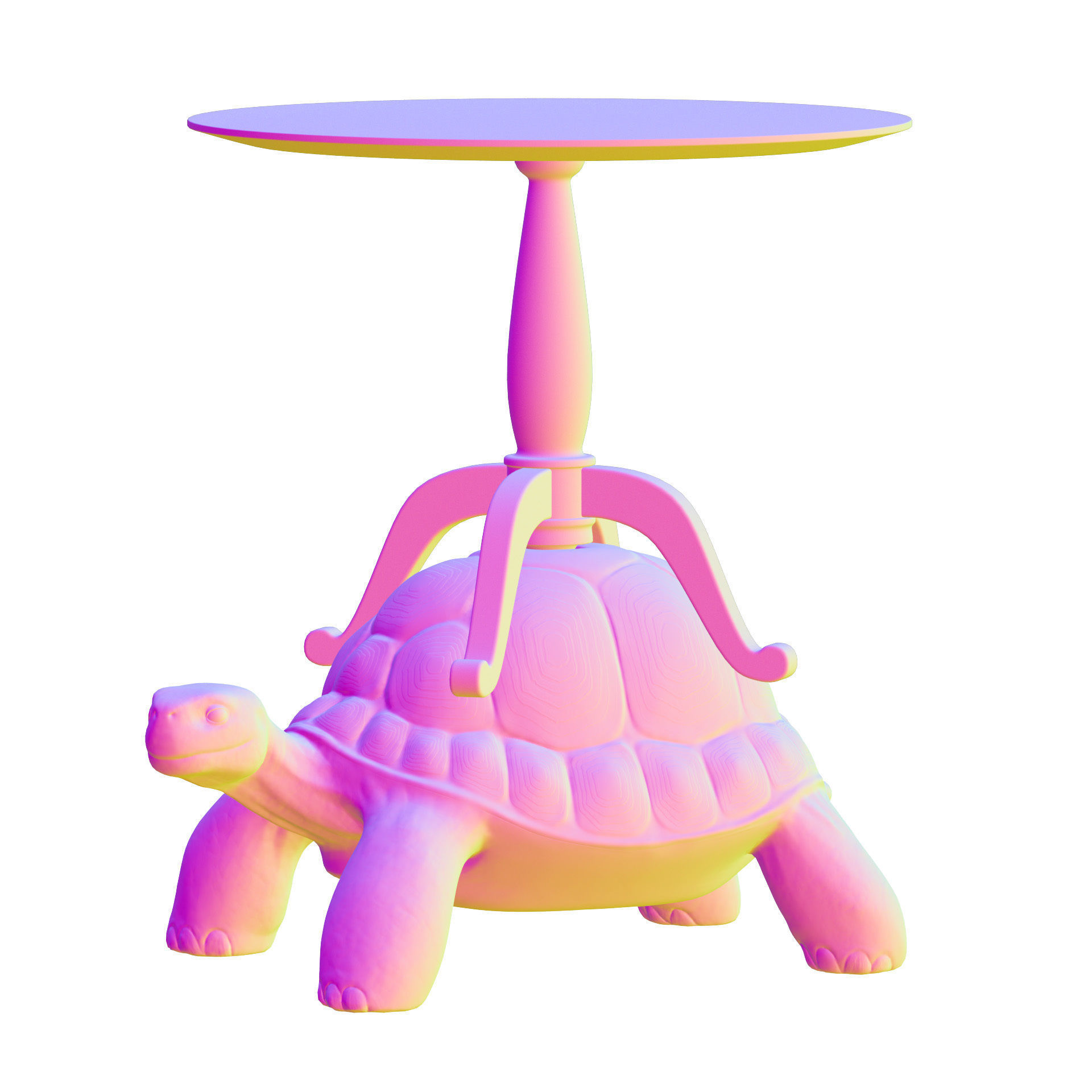TURTLE CARRY COFFEE TABLE by QEEBOO Low-poly 3D model_10