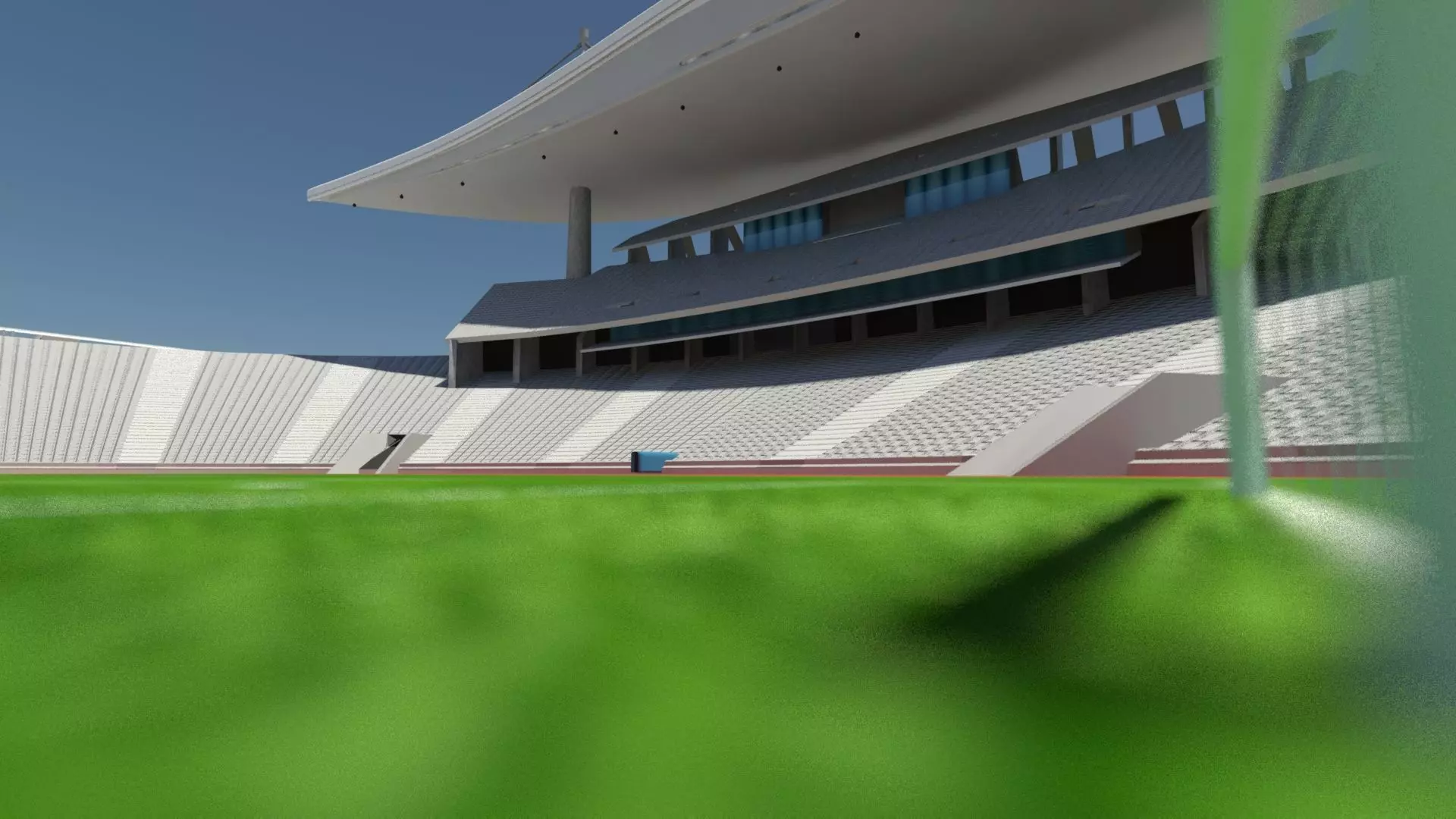 Champions League Istanbul Ataturk Olympic Stadium 3D Model Low-poly 3D model