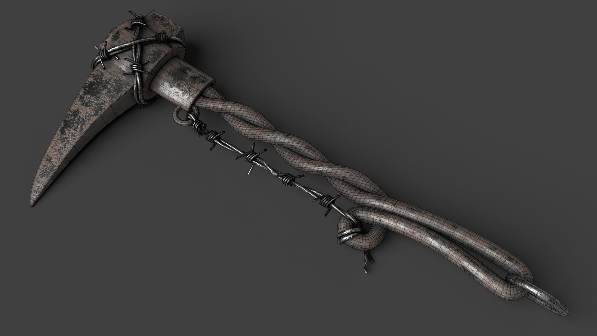 Modifiable Strike Weapon 01 3D model_10