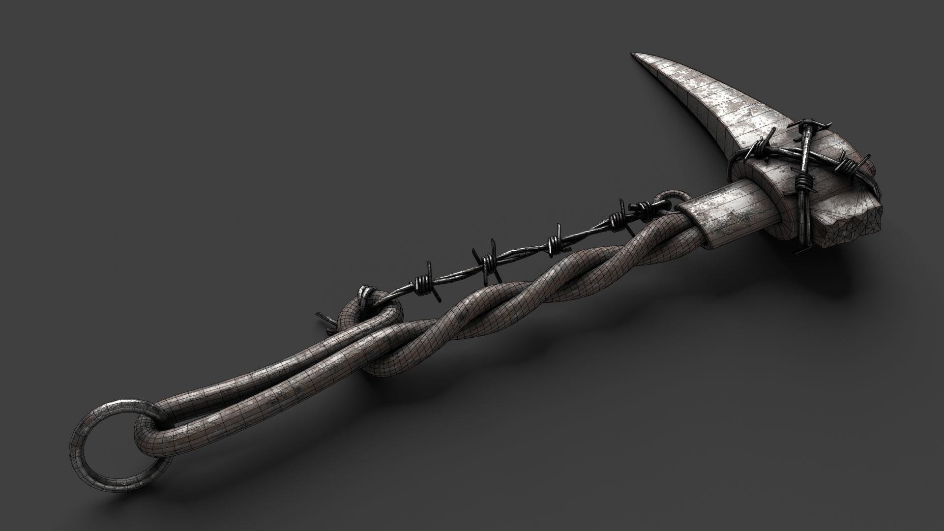 Modifiable Strike Weapon 01 3D model_12