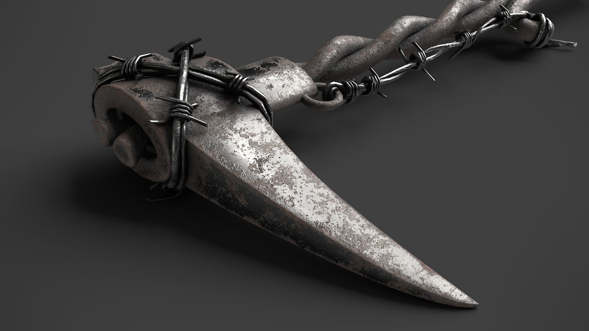 Modifiable Strike Weapon 01 3D model_8