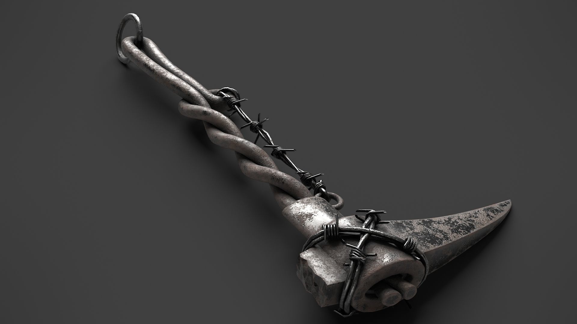 Modifiable Strike Weapon 01 3D model_4