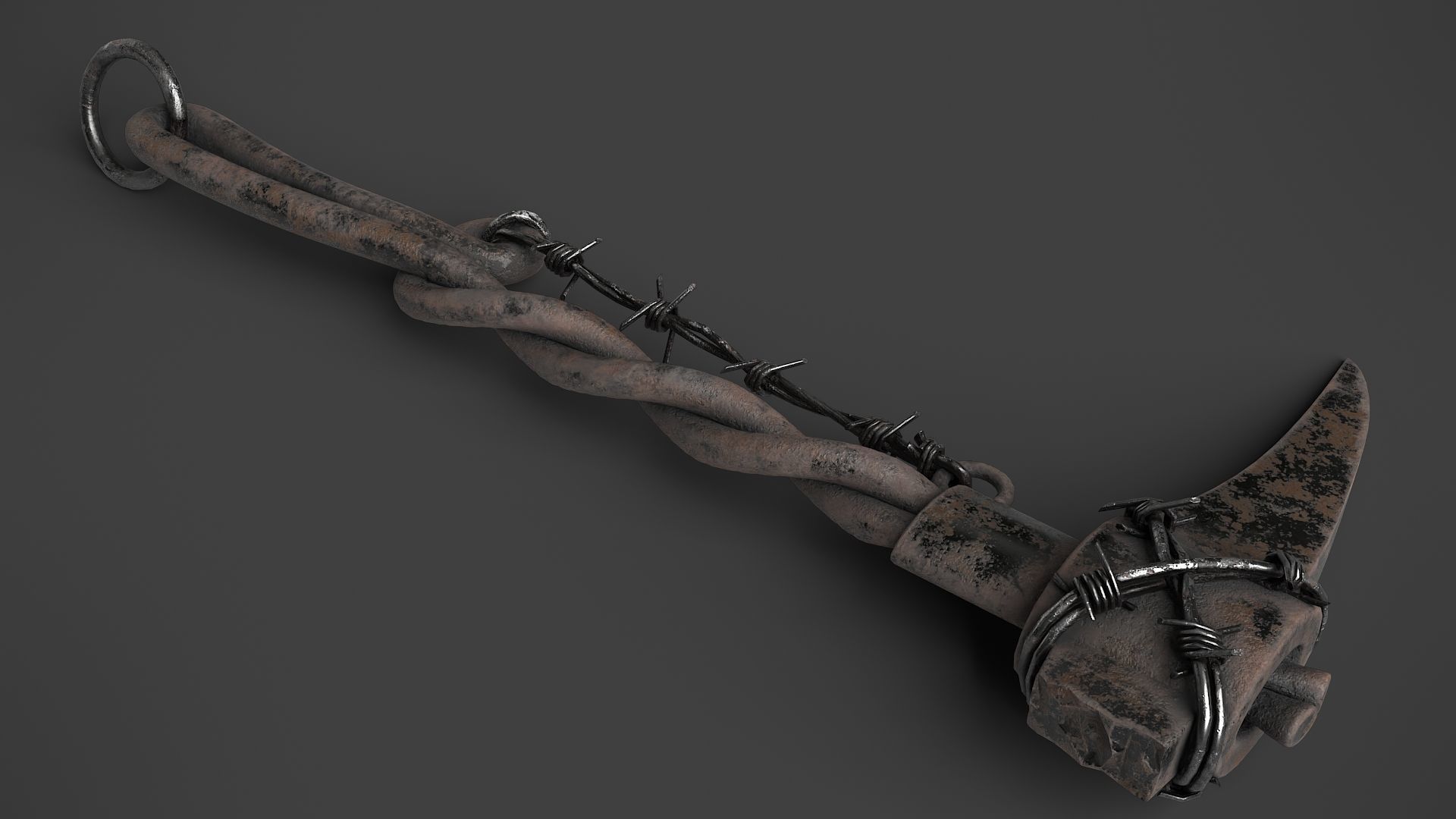 Modifiable Strike Weapon 01 3D model_1