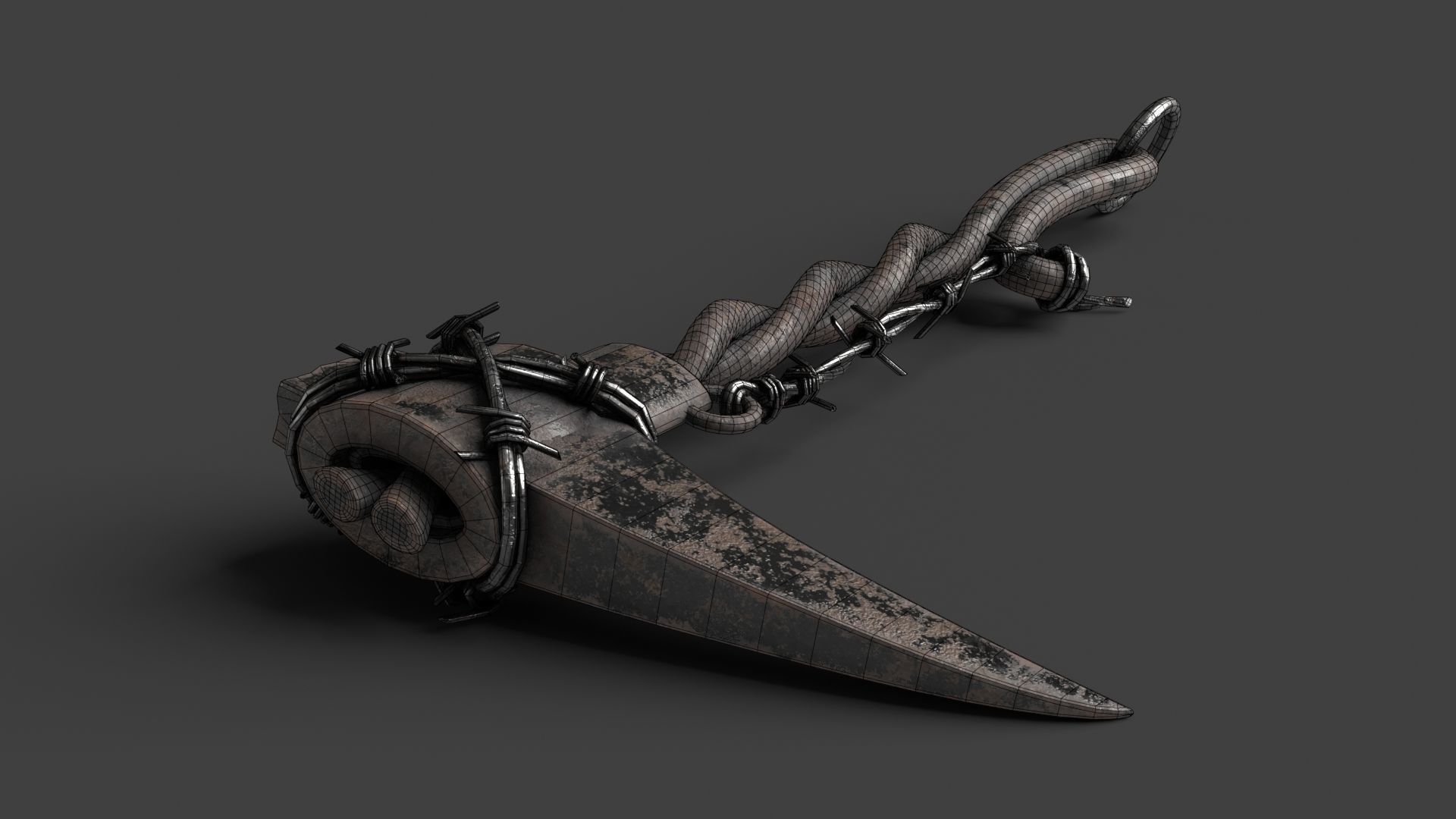 Modifiable Strike Weapon 01 3D model_13