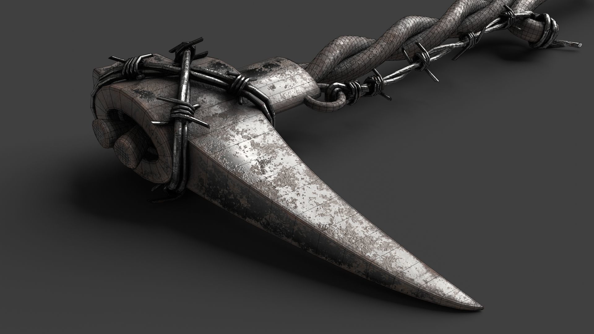 Modifiable Strike Weapon 01 3D model_18