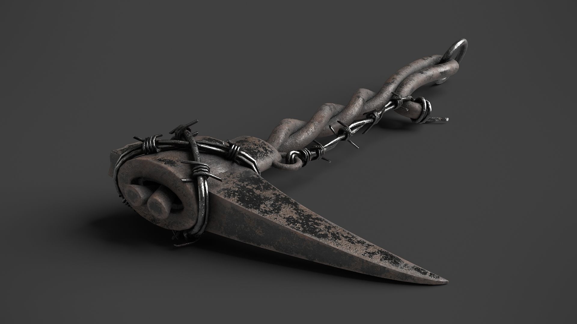 Modifiable Strike Weapon 01 3D model_3