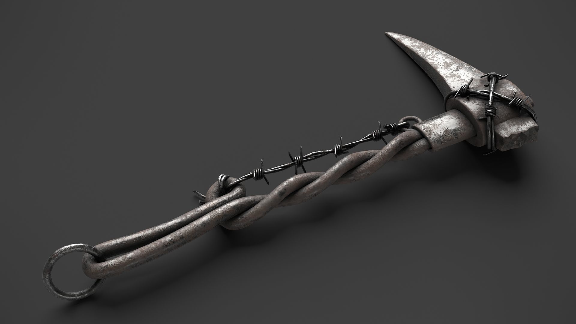 Modifiable Strike Weapon 01 3D model_2