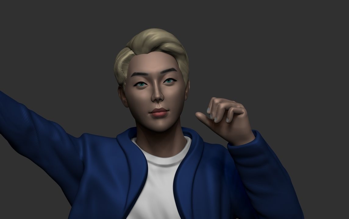 KIM NAM-JOON 3D print model_1