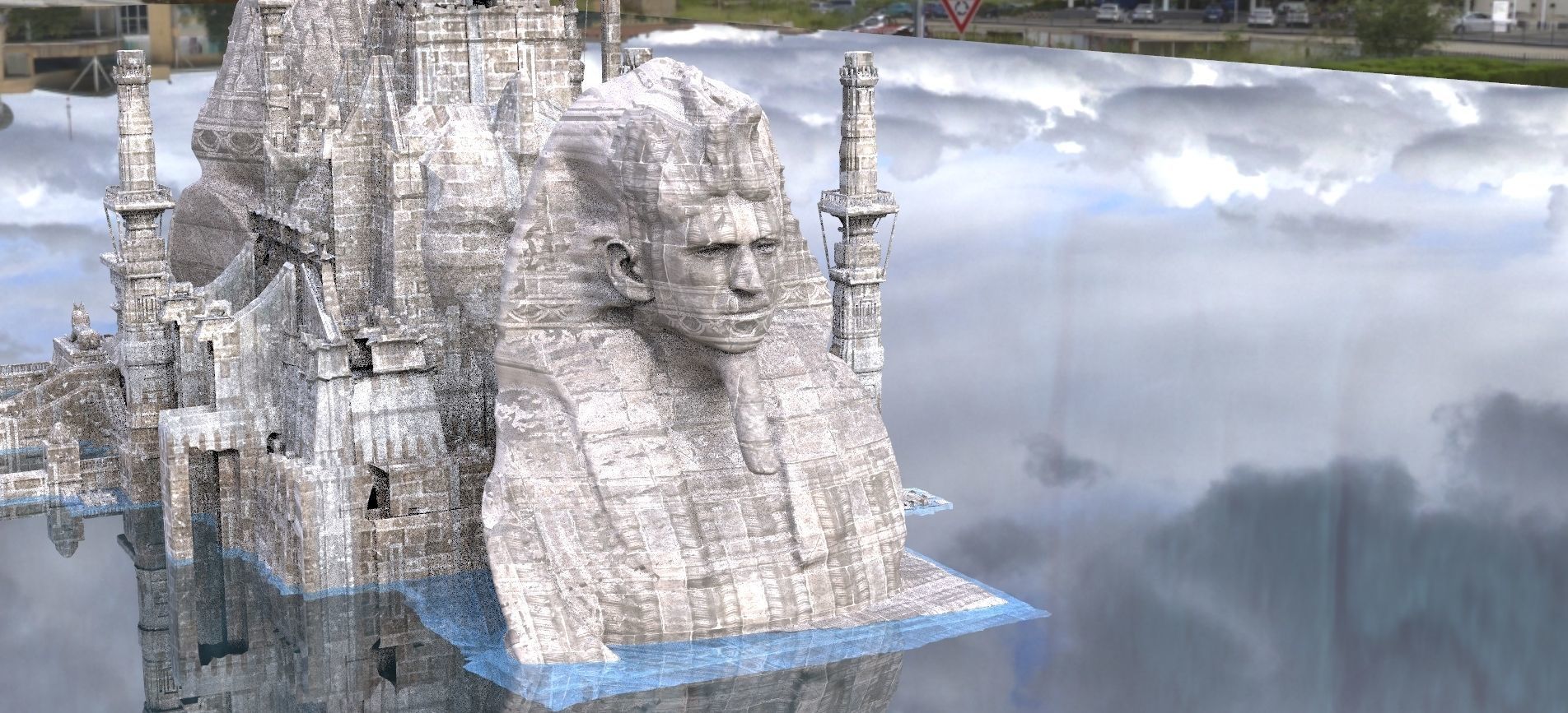 Undead Mummy Egyptian Kit bash 3D model_6