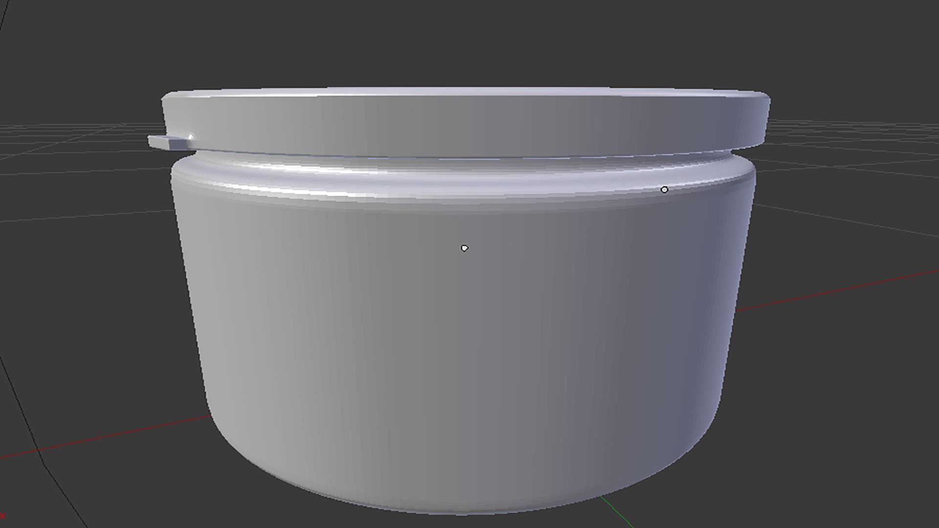 Jar  Container 3D model_4