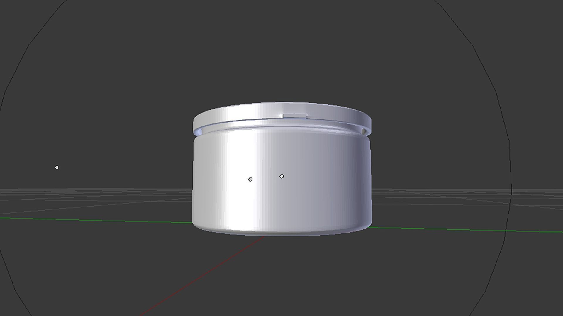 Jar  Container 3D model_6
