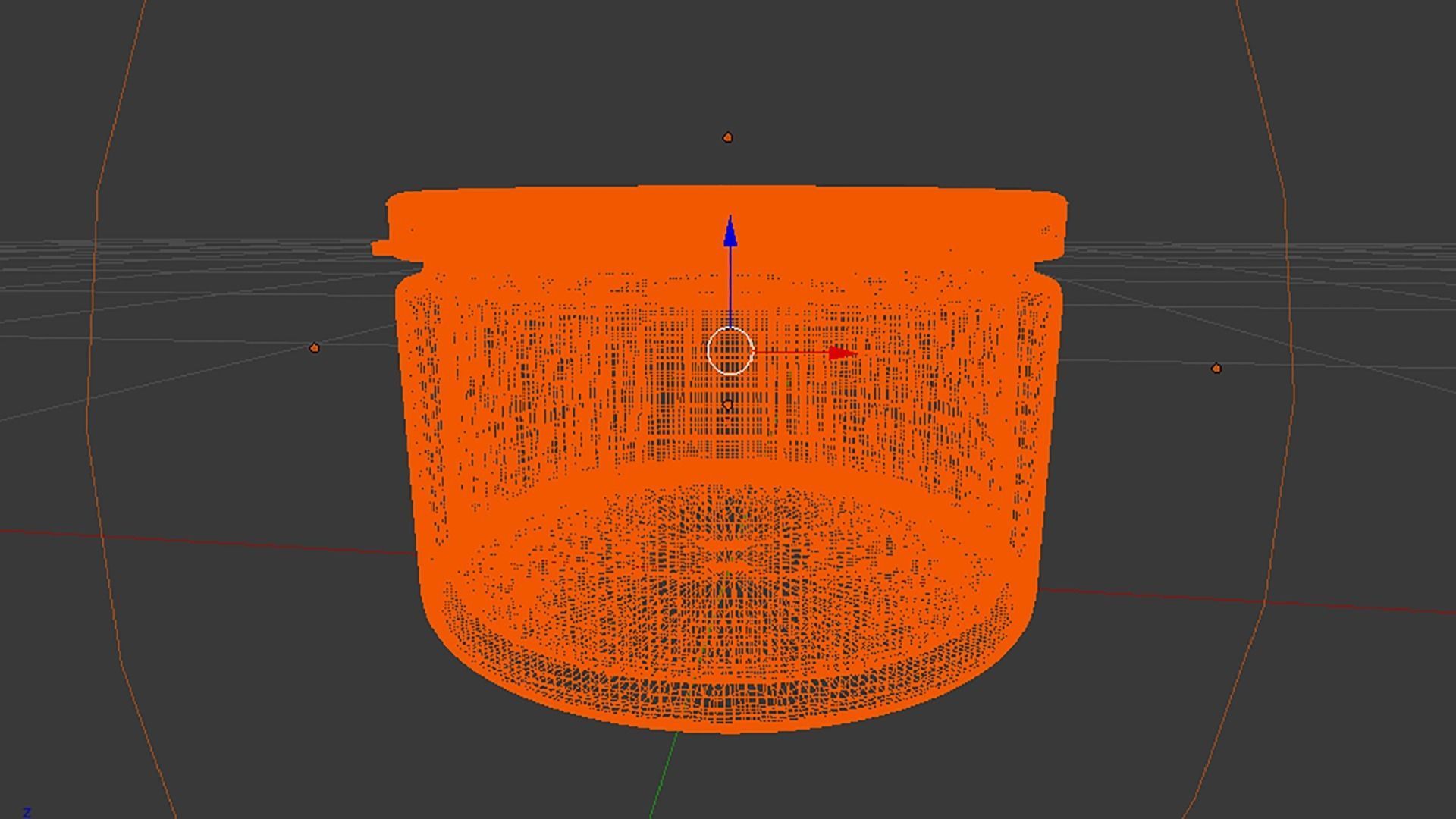 Jar  Container 3D model_5