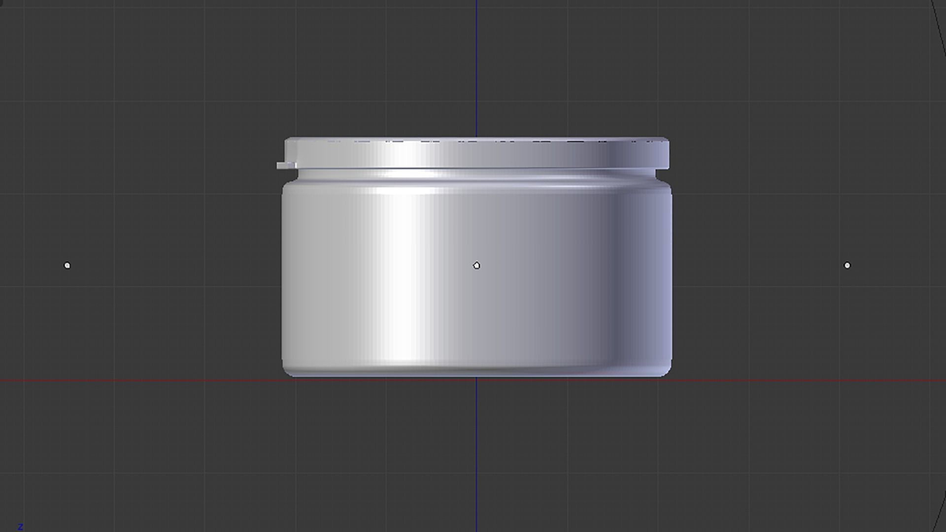 Jar  Container 3D model_2