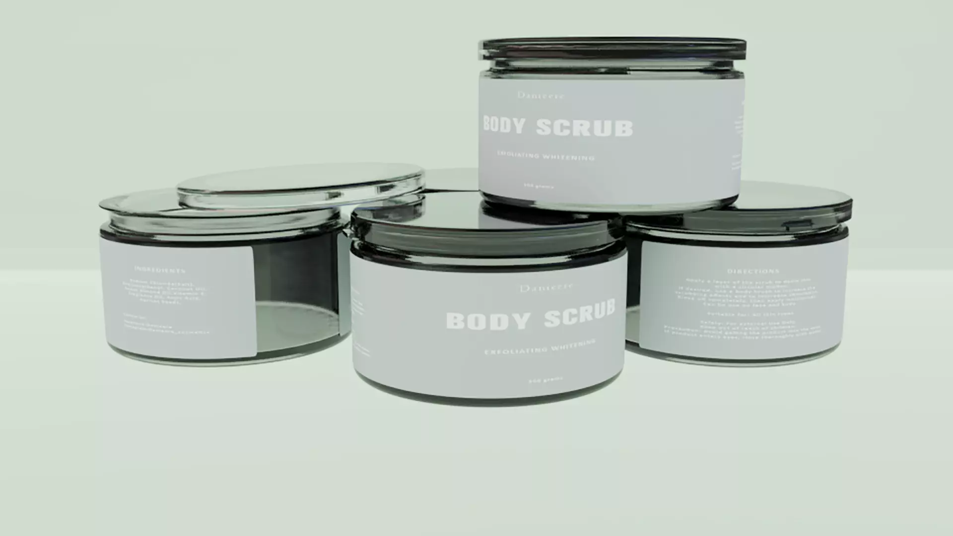 Jar  Container 3D model_0