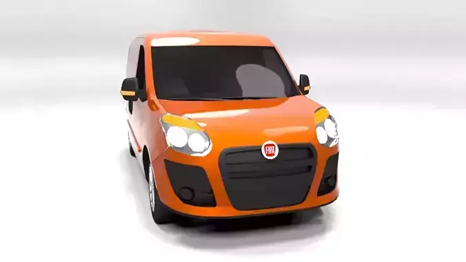 FIAT DOBLO CARGO SHORT LOWPOLY