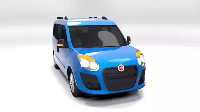 FIAT DOBLO PASSANGER LOWPOLY