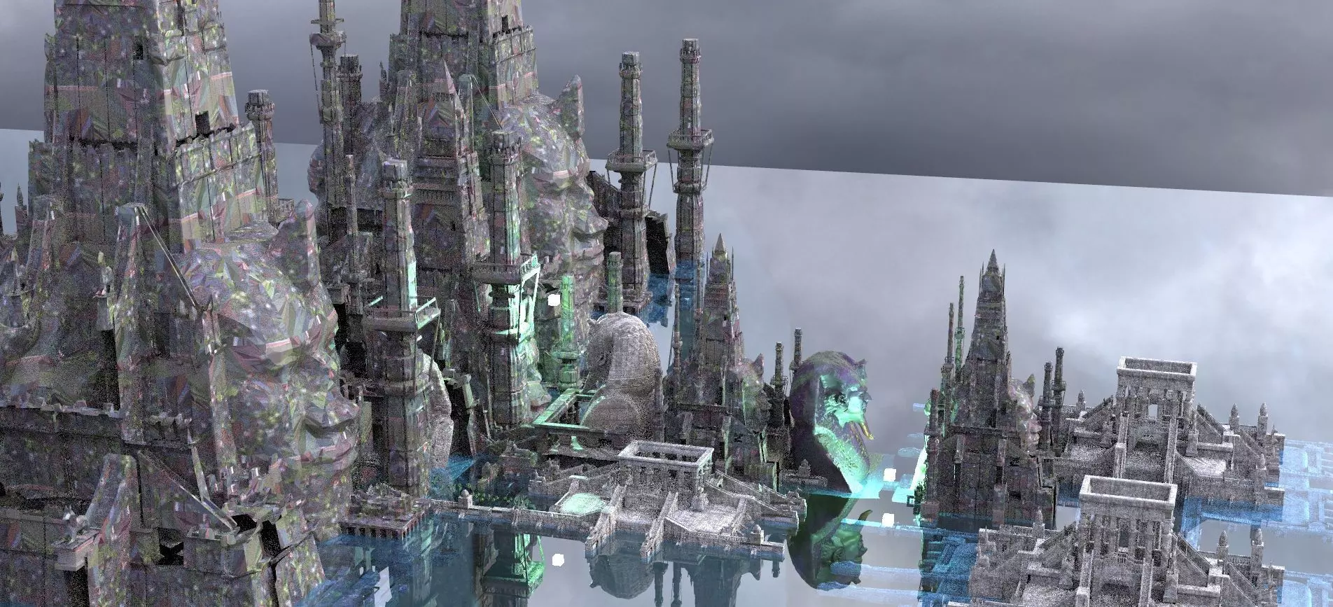 The  Unholy Undead outbreak in Egypt Kit bash 3D model_0