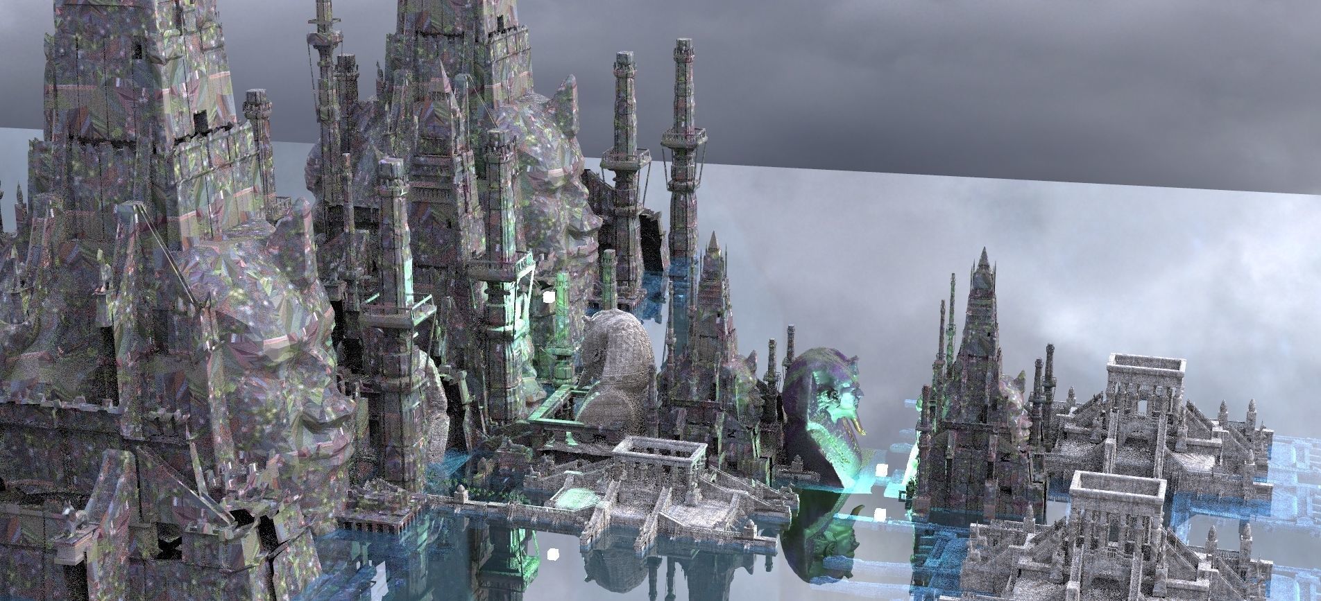 The  Unholy Undead outbreak in Egypt Kit bash 3D model_1