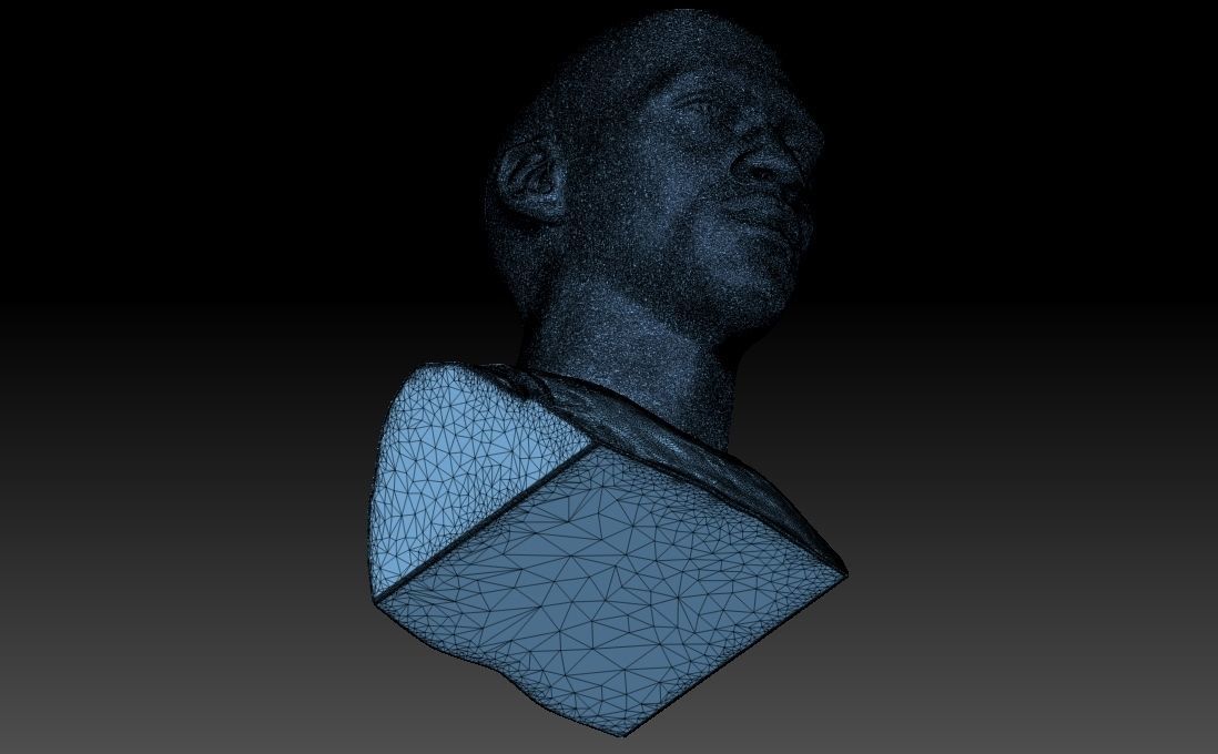 Michael Jordan bust for 3D printing 3D print model_29
