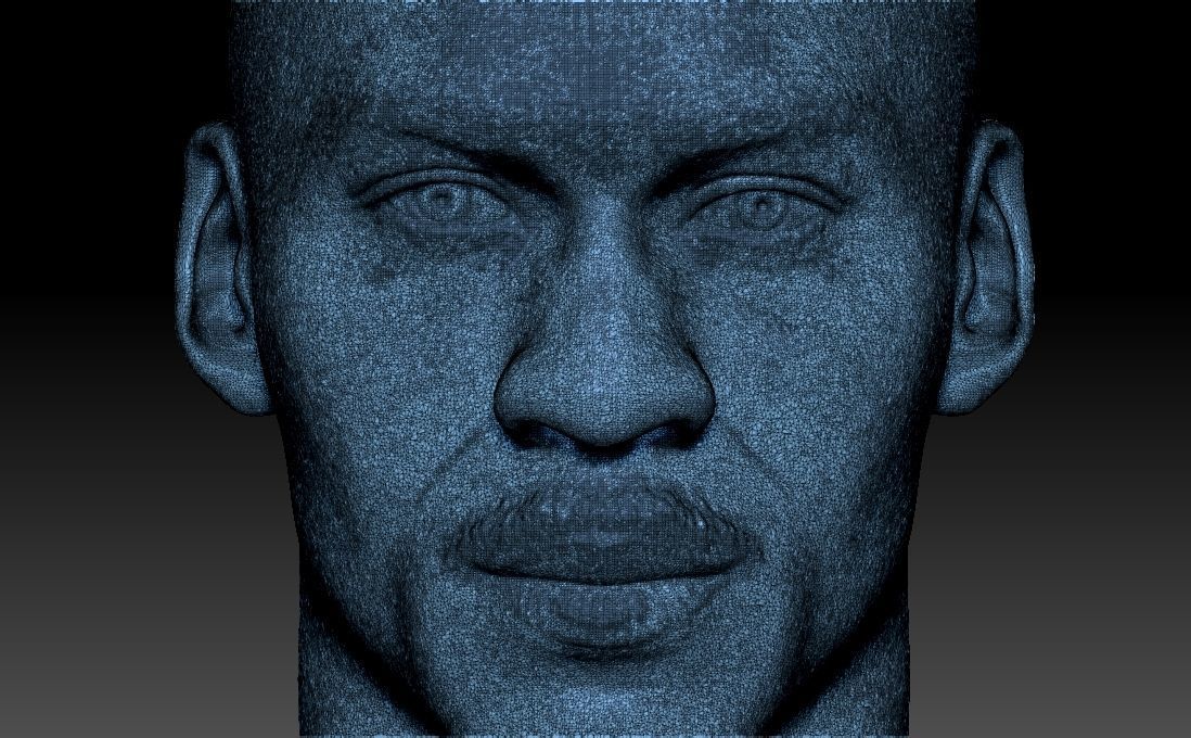 Michael Jordan bust for 3D printing 3D print model_27