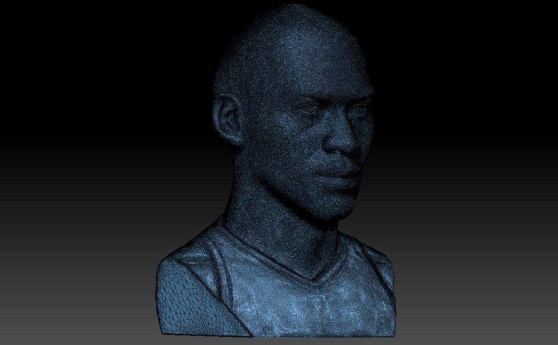 Michael Jordan bust for 3D printing 3D print model_26