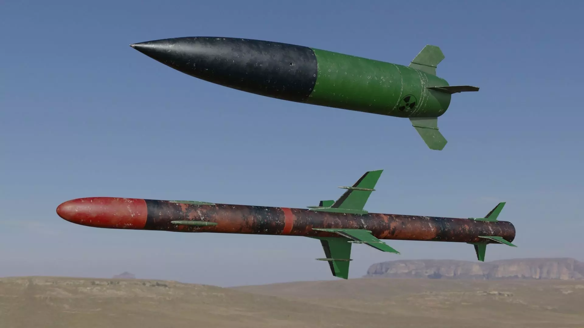 Rocket 3D models 3D Model Collection_0