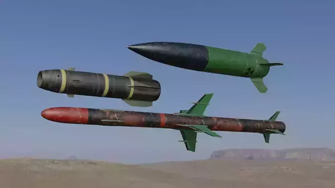 Rocket 3D models 3D Model Collection