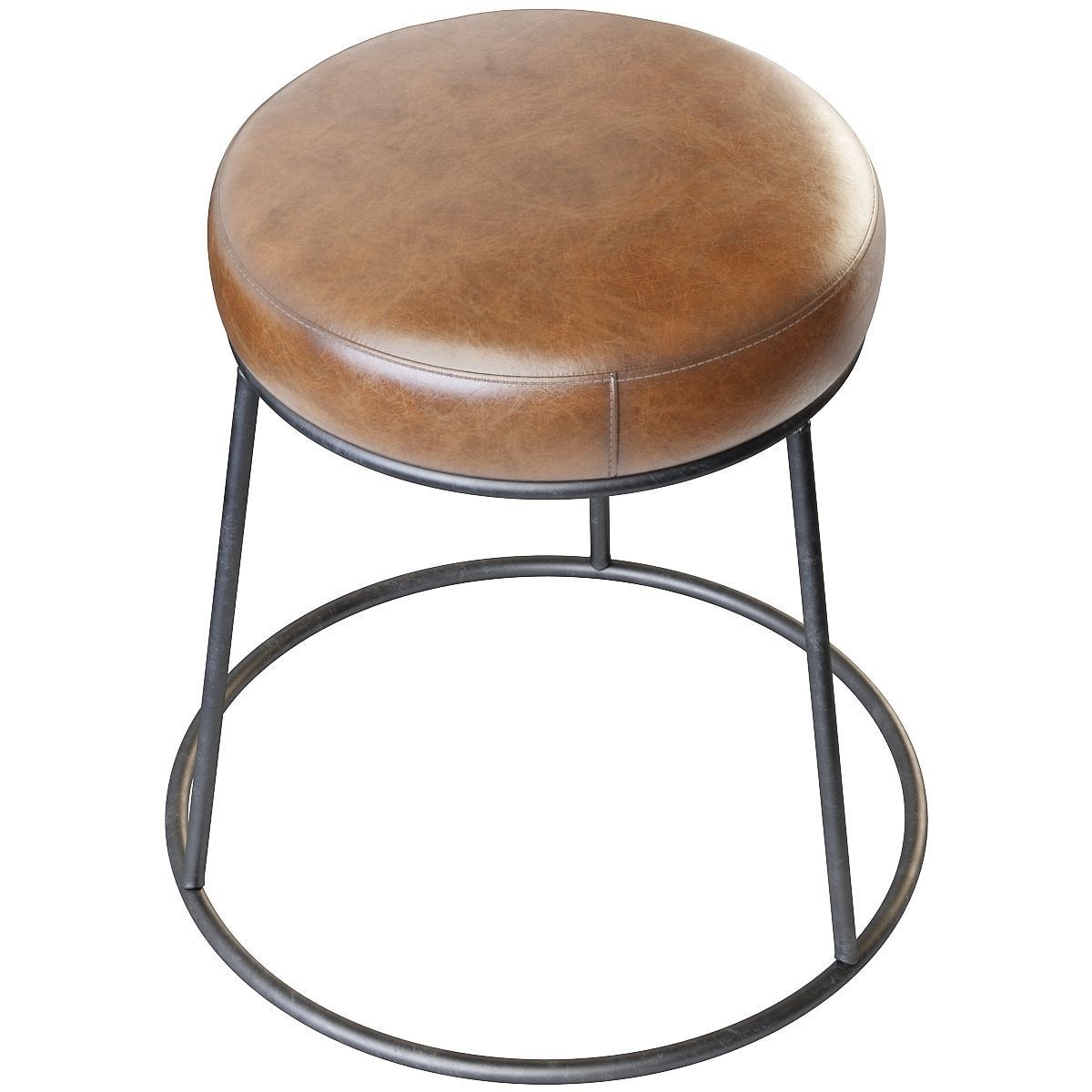Austen Low Stool 3D model_2