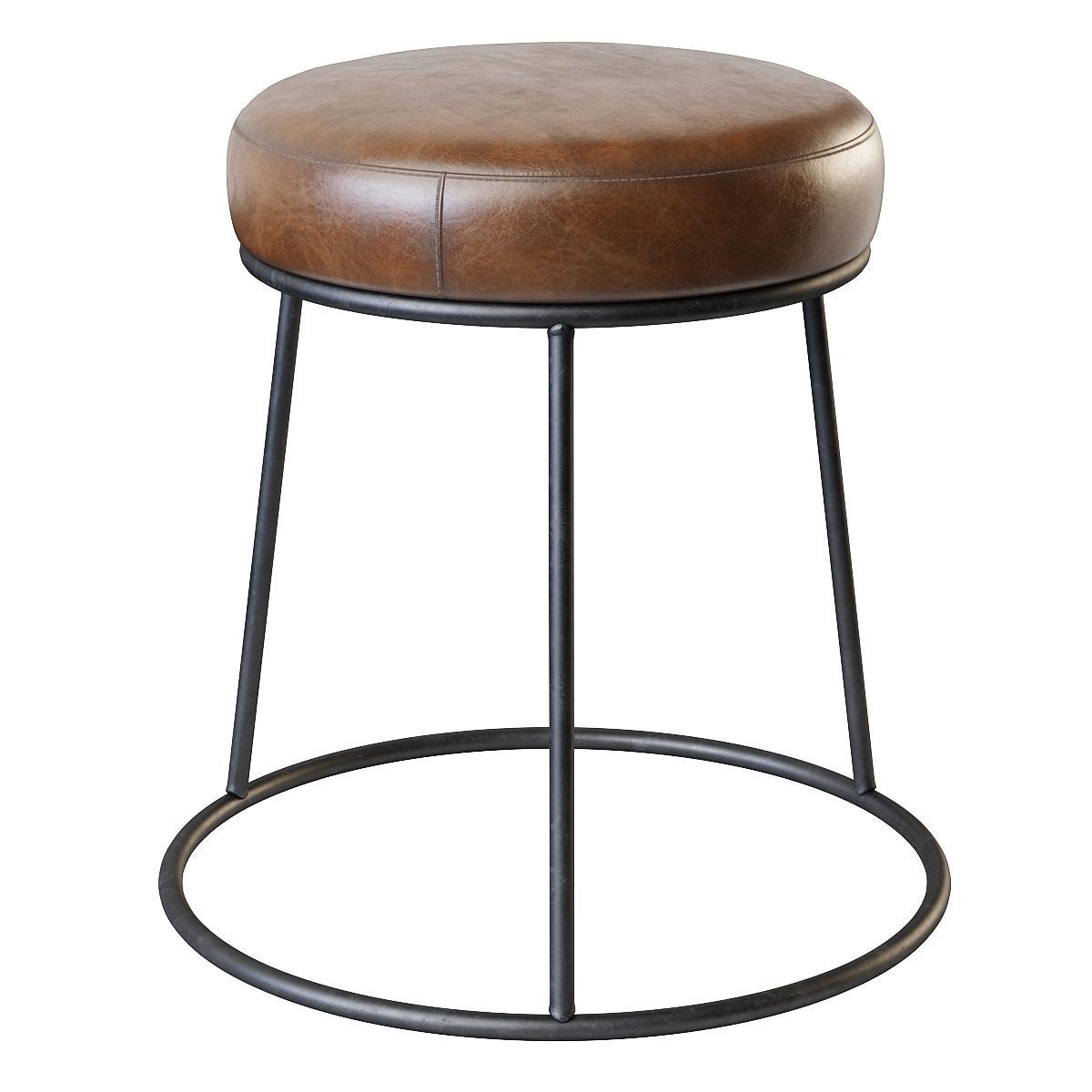 Austen Low Stool 3D model_1