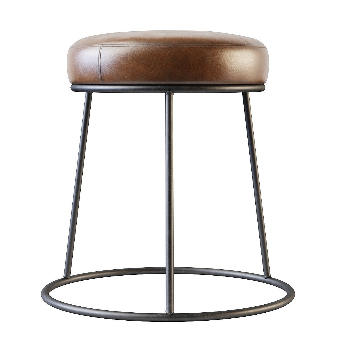 Austen Low Stool 3D model_3