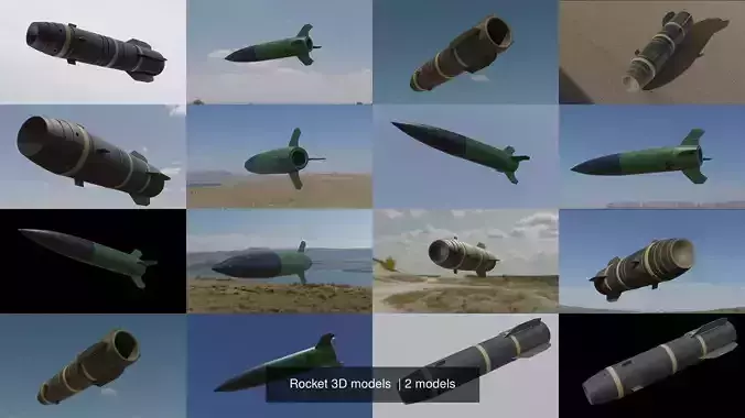 Rocket 3D models 