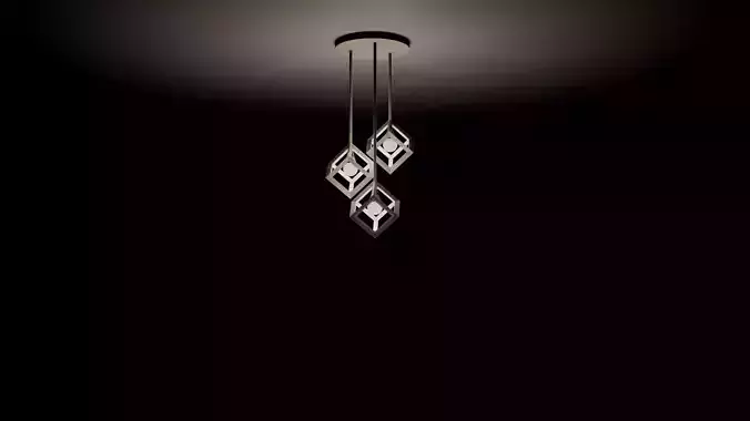 Modern Square Chandelier