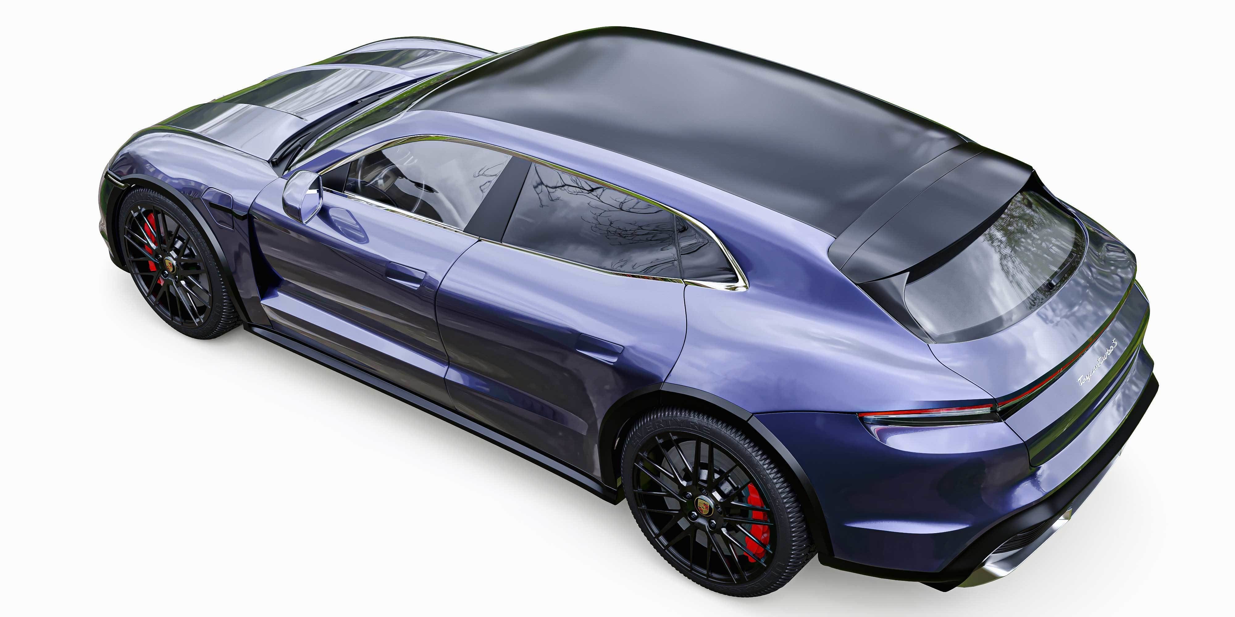 Porsche Taycan Turbo S Cross Turismo 3D model_8