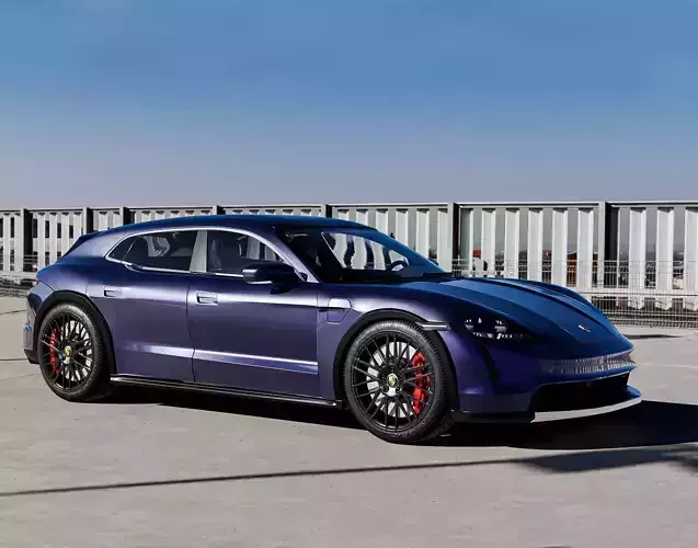 Porsche Taycan Turbo S Cross Turismo 3D model