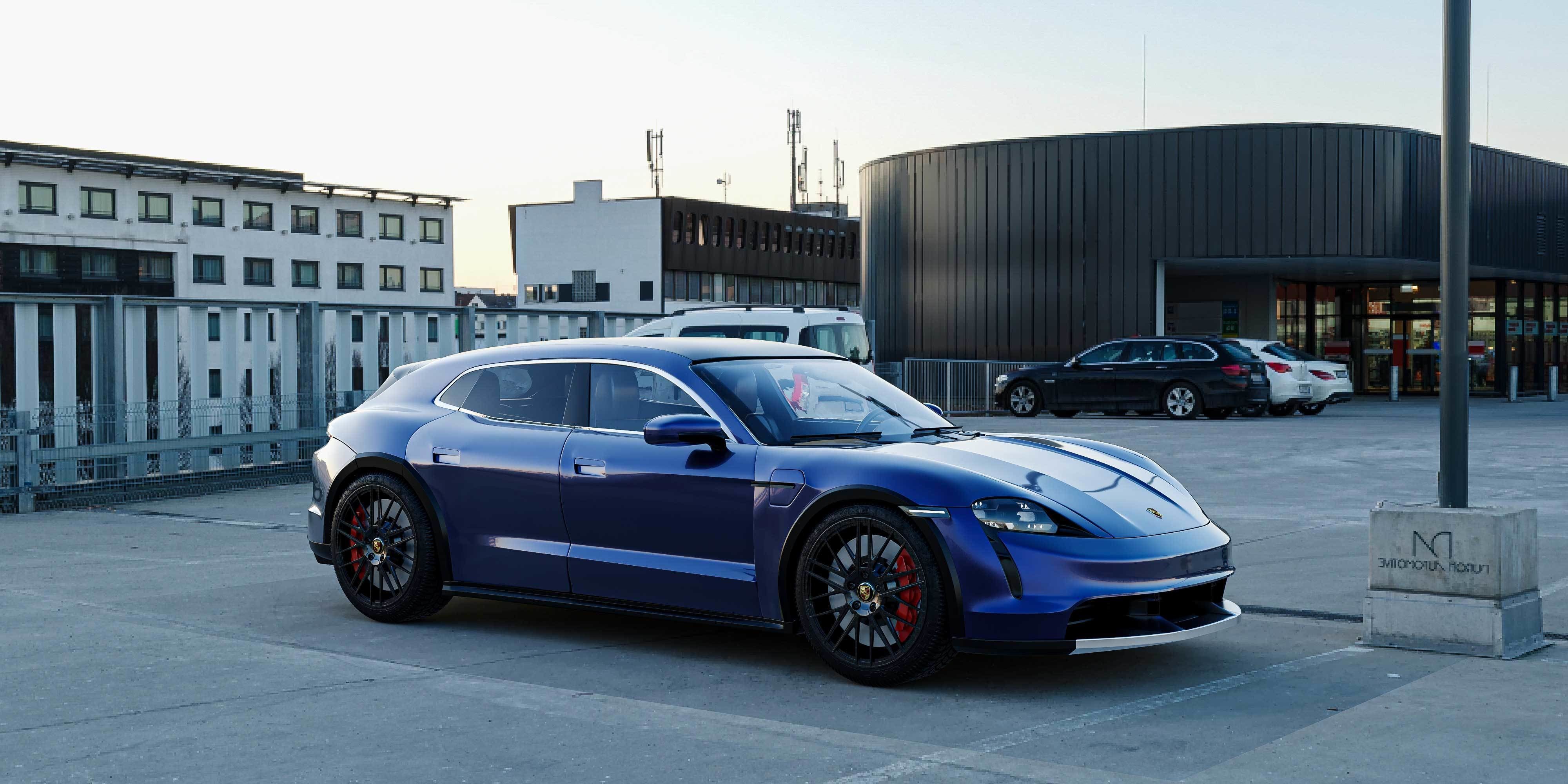 Porsche Taycan Turbo S Cross Turismo 3D model_1