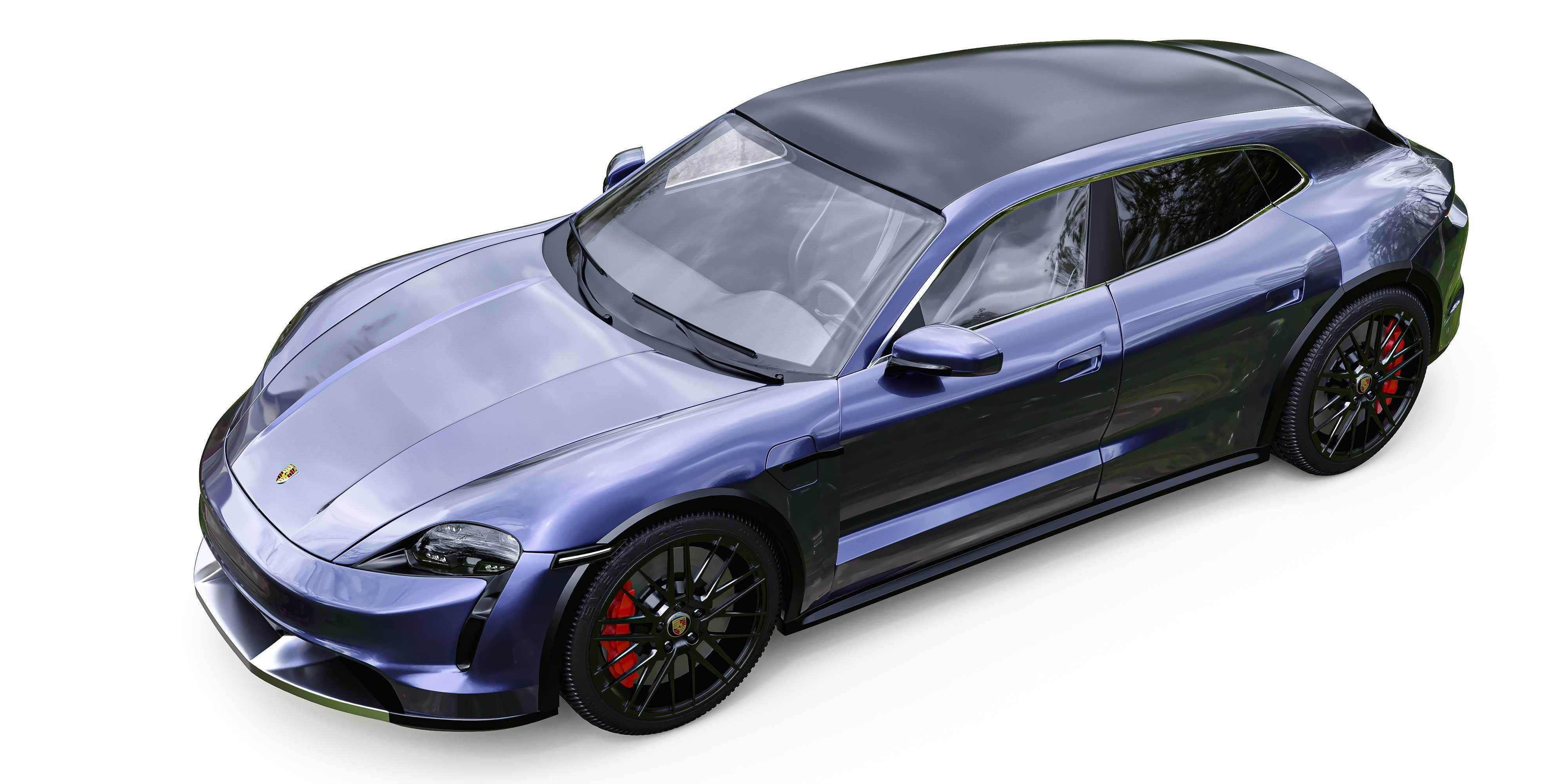 Porsche Taycan Turbo S Cross Turismo 3D model_7