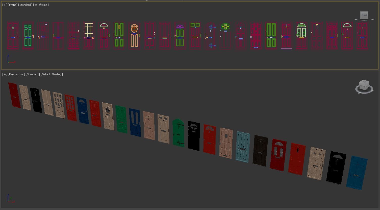 24 Doors collection - Vol 1 Free 3D model_28