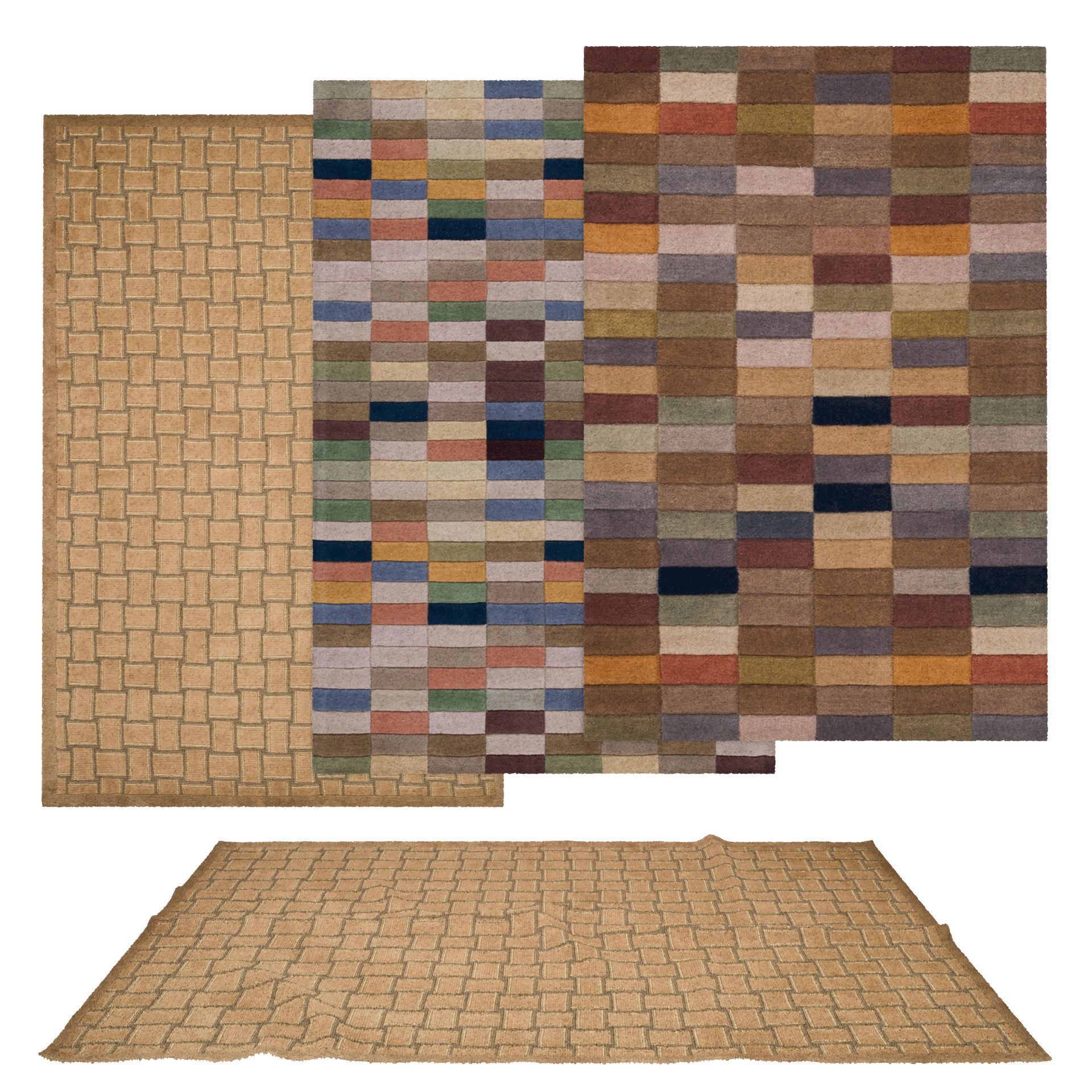 50 in 1 Rug Collection No 27 Low-poly 3D model_15