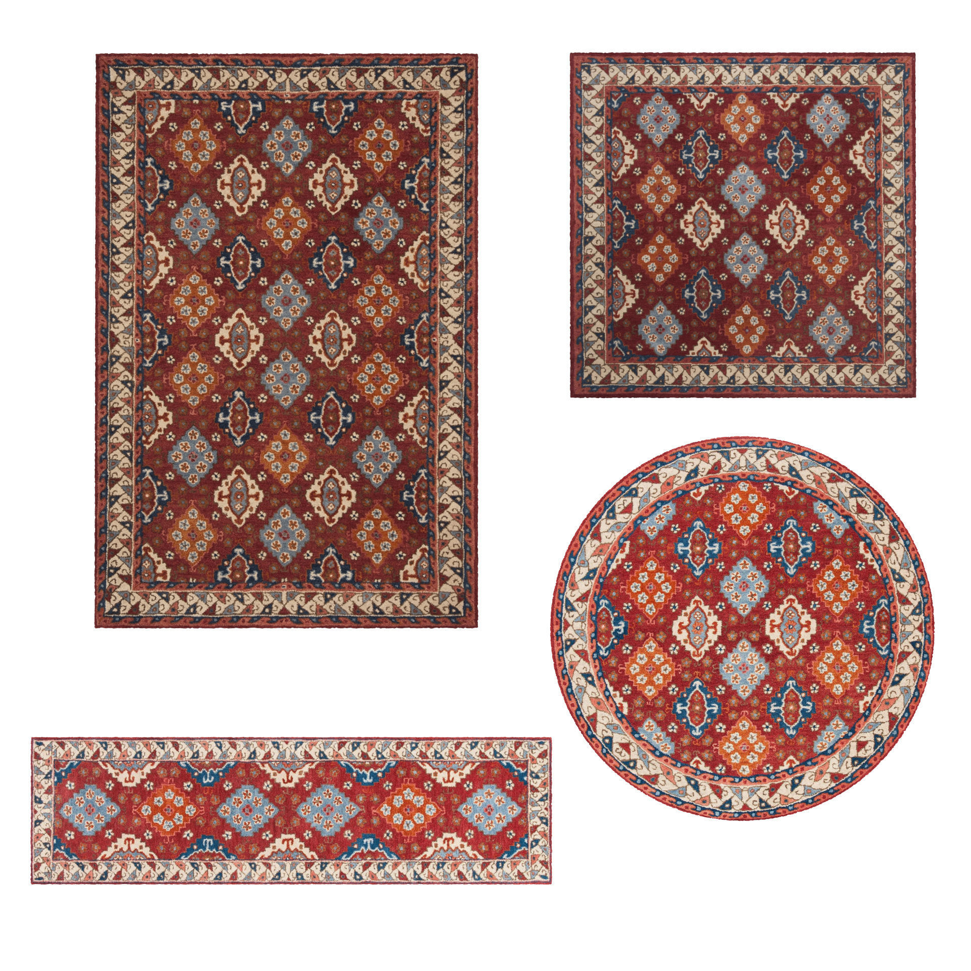 50 in 1 Rug Collection No 27 Low-poly 3D model_23