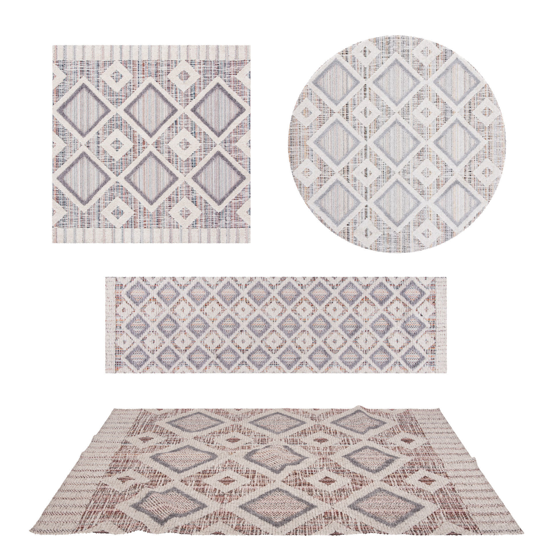 50 in 1 Rug Collection No 27 Low-poly 3D model_65