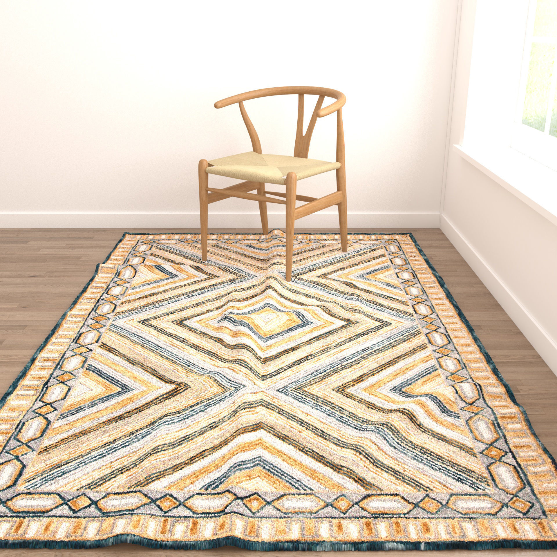 50 in 1 Rug Collection No 27 Low-poly 3D model_4