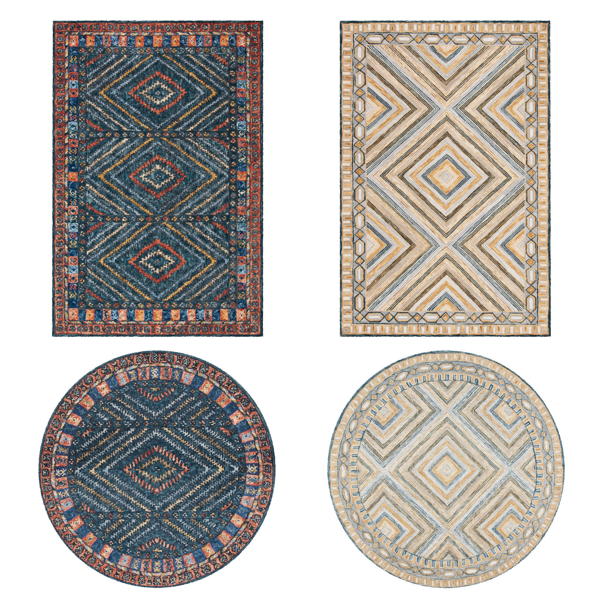 50 in 1 Rug Collection No 27 Low-poly 3D model_3