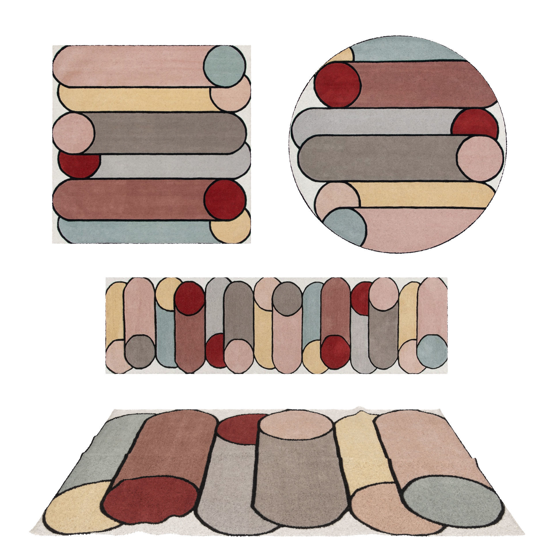 50 in 1 Rug Collection No 27 Low-poly 3D model_75